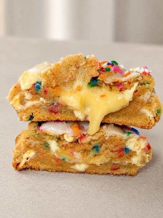 Sprinkle Cake & Custard
